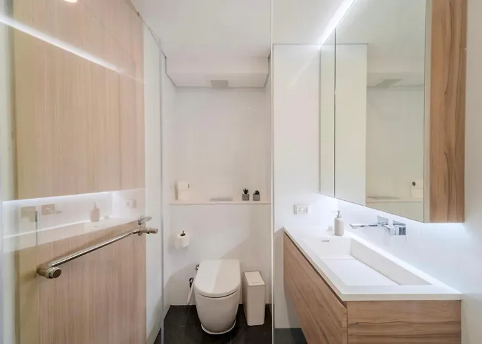 公寓 Panoramic Duplex Rama 9 Modern Infinity Pool & Gym 曼谷