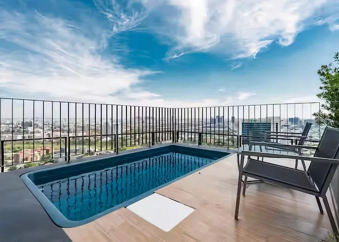 公寓 Panoramic Duplex Rama 9 Modern Infinity Pool & Gym *
